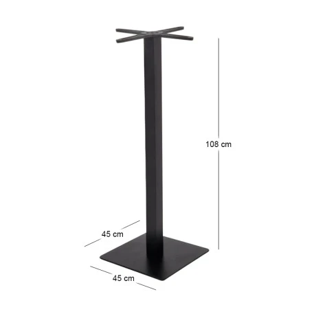 PRATO BAR 45x45cm Steel Base H108cm