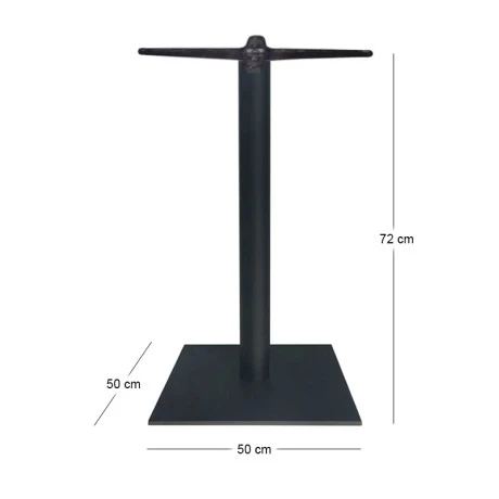 PRATO 50x50cm Steel Base H72cm