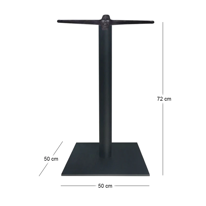 PRATO 50x50cm Steel Base H72cm