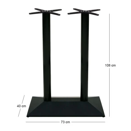 PYRAMID Cast Iron Bar Base 73x40cm H108cm