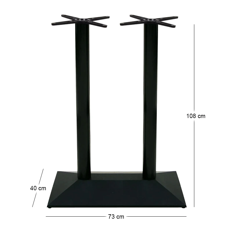PYRAMID Cast Iron Bar Base 73x40cm H108cm
