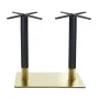 RIVA 70x40cm Base #201 Gold Inox/Black
