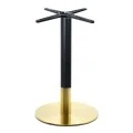 RIVA D.45/H72cm Base #201 Gold Inox/Black