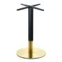 RIVA D.45/H72cm Base #201 Gold Inox/Black