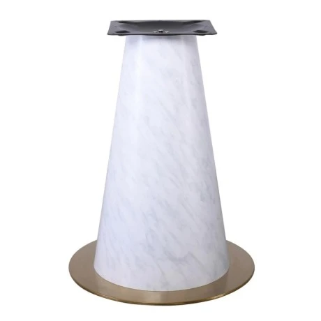 SCOTT βάση τραπεζιού Gold Inox #201 / 20,60 Kg / Κολώνα απόχρωση Μάρμαρο