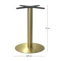 WILSON βάση τραπεζιού Gold Inox #201 / 11,30 Kg