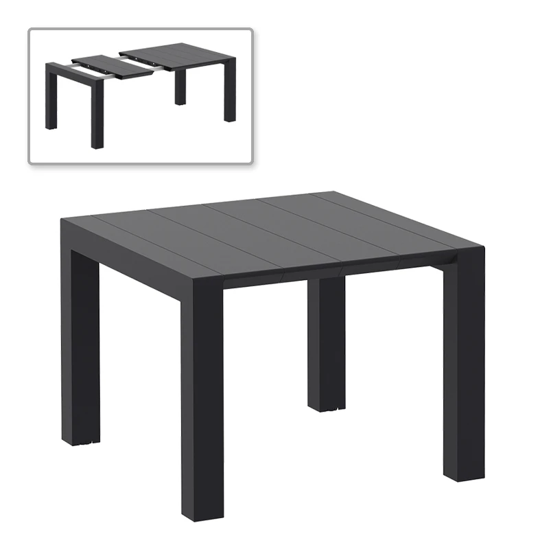 ΒΕΓΚΑΣ BLACK 100X100/140εκ. ΕΠΕΚΤ.ΤΡΑΠΕΖΙ ΠΟΛ/ΝΙΟΥ - 20.0572