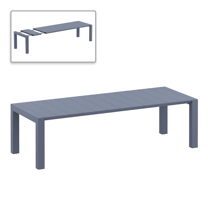 ΒΕΓΚΑΣ DARK GREY 100X260/300εκ. ΕΠΕΚΤ.ΤΡΑΠΕΖΙ ΠΟΛ/ΝΙΟΥ - 20.0581
