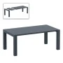 ΒΕΓΚΑΣ RATTAN DARK GREY 100X180/220εκ. ΕΠΕΚΤ.ΤΡΑΠΕΖΙ - 53.0234