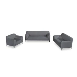 VICTORIA Sofa Set (1+2+3) Dark Grey Fabric VICTORIA Sofa Set (1+2+3) Dark Grey Fabric