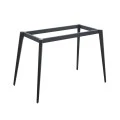 VIDAL Base for Table, Metal Black for 80x120cm Surface