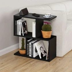 Homemania Megapap melamine side table in black color 60x20x60cm. Homemania Megapap melamine side table in black color 60x20x60cm.