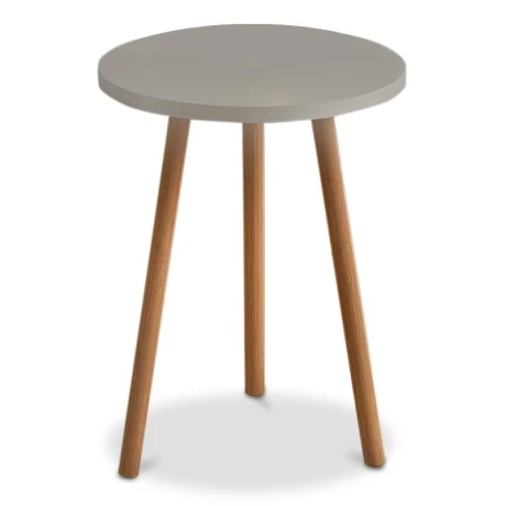 Roma Megapap melamine side table in cappuccino color 33,5x33,5x46cm.