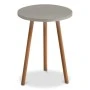 Roma Megapap melamine side table in cappuccino color 33,5x33,5x46cm.