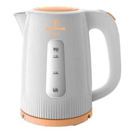 Βραστήρας Human HU-5005 1.7lt 1800-2200W χρώμα λευκό ή βεραμάν