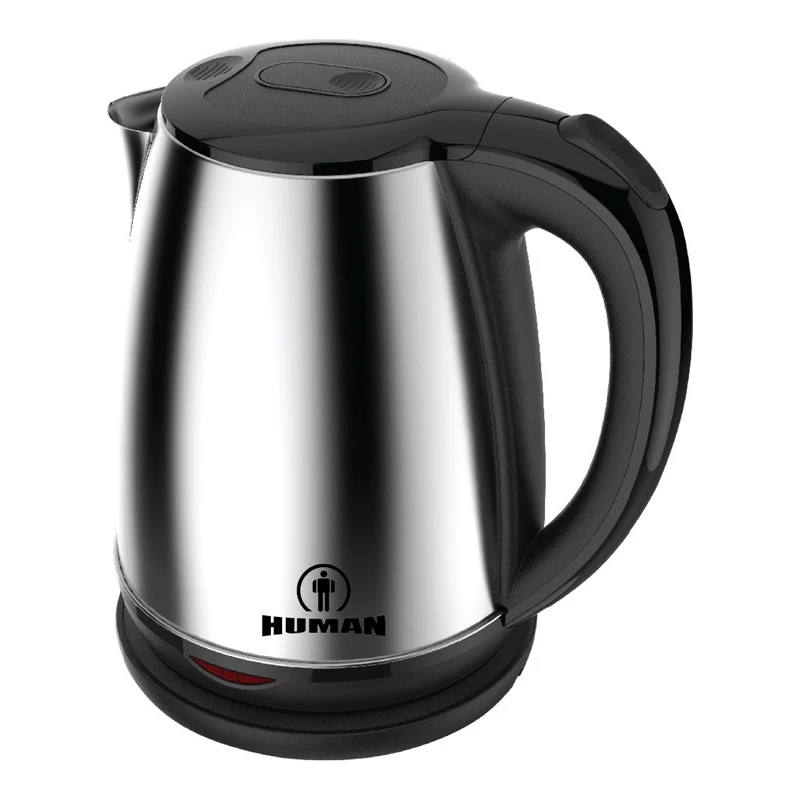 Human HU5009 1.8lt 2200W inox kettle in silver color