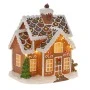XMAS CANDY HOUSE WITH LED LIGHTS 25X17X27CM