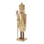 GOLD NUTCRACKER HOLDING A SCEPTER 110CM
