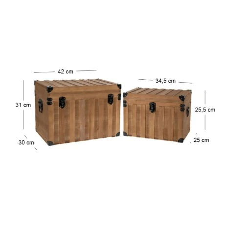 ΞΥΛΙΝΑ ΚΑΦΕ ΜΠΑΟΥΛΑ Σ 2 42x30x31EK 34.5x25x25.5ΕΚ