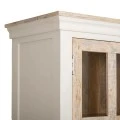 ΞΥΛΙΝΗ ΔΙΠΛΗ ΡΑΦΙΕΡΑ ΜΕ ΓΥΑΛΙ 105x45x200EK