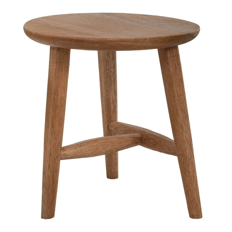 WOODEN ROUND STOOL 30Χ30Χ33ΨΜ