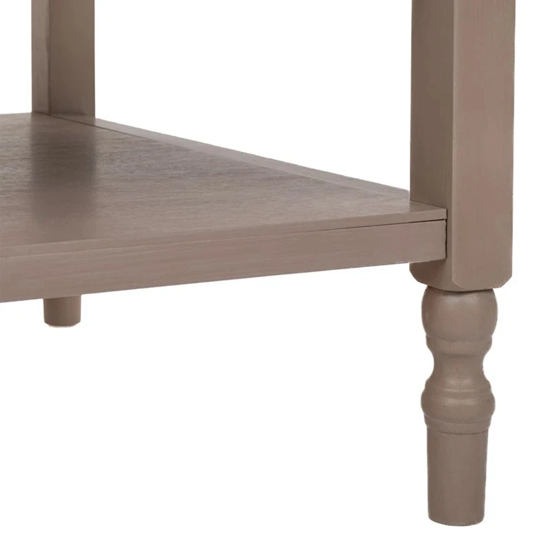 WOODEN COFFEE TABLE IN GREY COLOR WITH 2 DRAWERS 100X60X50CM