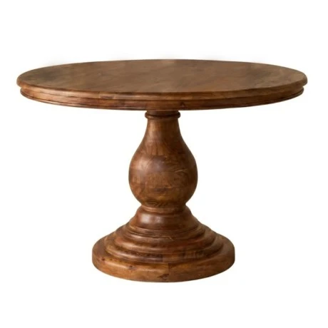 ROUND DINING TABLE MADE OF MANGO WOOD D120X76CM
