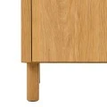 WOODEN SIDEBOARD IN NATURAL LIGHT COLOR 200X40X85CM