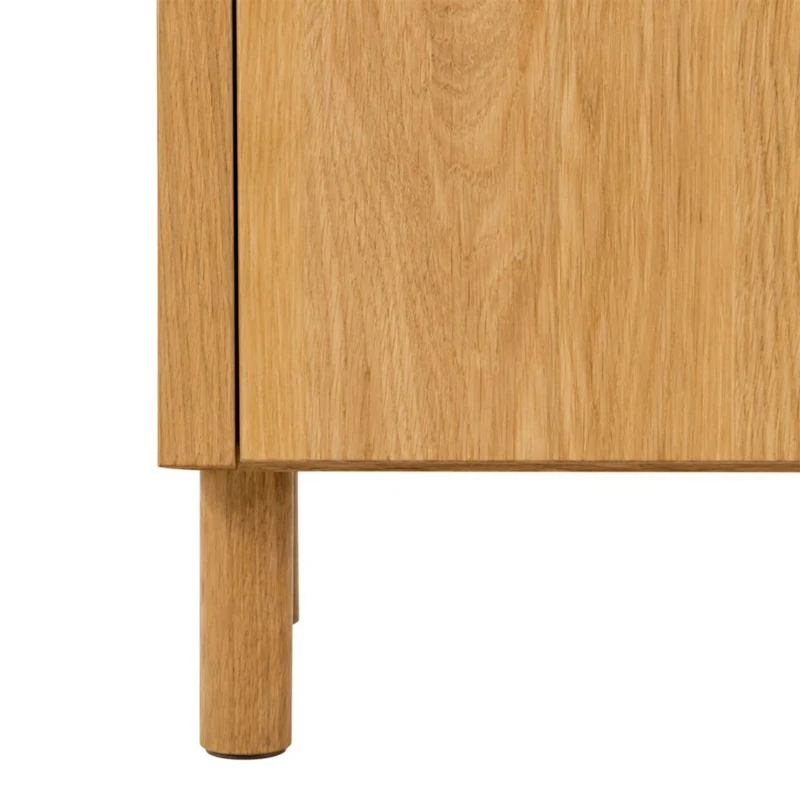 WOODEN SIDEBOARD IN NATURAL LIGHT COLOR 200X40X85CM