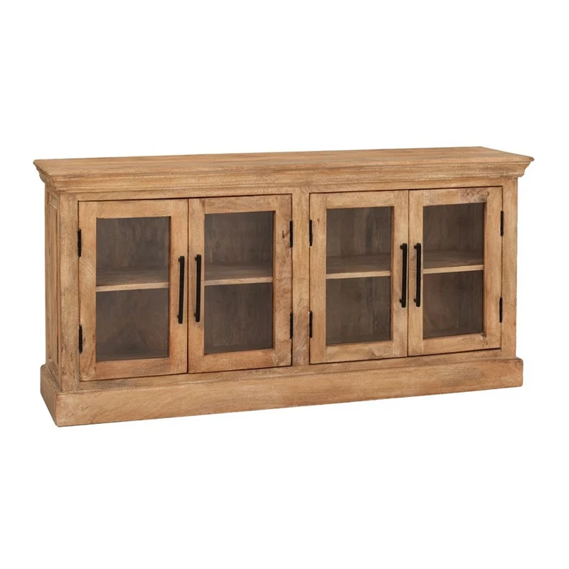SIDEBOARD IN NATURAL COLOR MADE OF MANGO WOOD 147X36X70CM