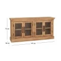 SIDEBOARD IN NATURAL COLOR MADE OF MANGO WOOD 147X36X70CM