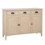 WOODEN SIDEBOARD IN BEIGE COLOR WITH 3 DOORS AND 3 DRAWERS 105X35X75CM