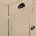 WOODEN SIDEBOARD IN BEIGE COLOR WITH 3 DOORS AND 3 DRAWERS 105X35X75CM
