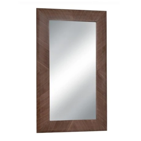 DECO WOODEN RECTANGLE MIRROR WITH WOODEN FRAME 110X8X186CM