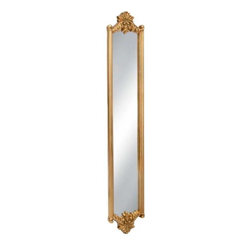 WOODEN RECTANGLE WALL MIRROR 18X6X131CM