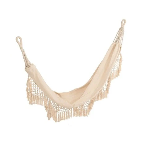 GREY COTTON HAMMOCK 115X220CM