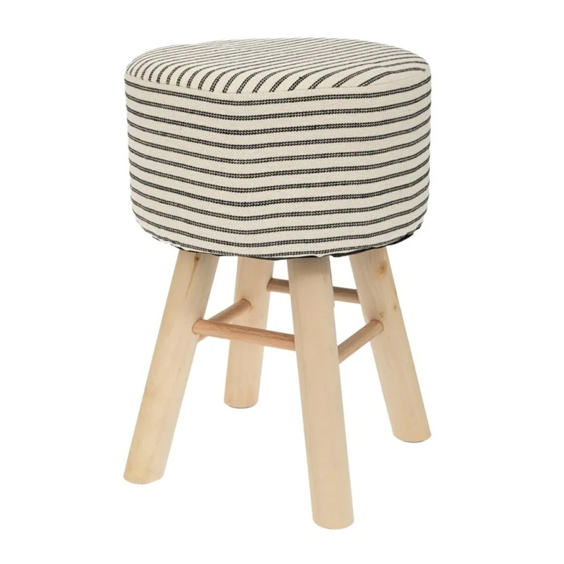 FABRIC TOP STOOL 28X34CM