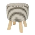 FABRIC TOP STOOL 28X48CM