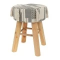 FABRIC TOP STOOL 34X48CM