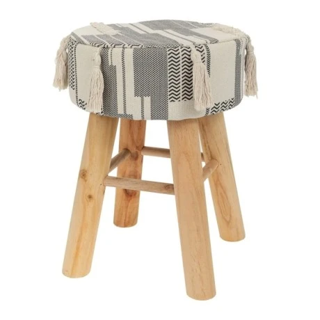 FABRIC TOP STOOL 34X48CM
