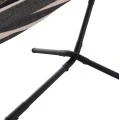 ΑΙΩΡΑ CRAVE HM6304.03 ΑΝΘΡΑΚΙ ΜΕΤΑΛ. ΣΚΕΛΕΤΟΣ--ΜΠΛΕ ΣΚΟΥΡΟ ΠΑΝΙ ΜΕ ΛΕΥΚΗ ΡΙΓΑ 265x93x105Υεκ