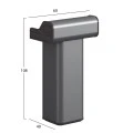 ΑΝΑΛΟΓΙΟ ΟΜΙΛΗΤΗ SPEEKER HM2151 ΜΕΛΑΜΙΝΗ ΣΕ ΓΚΡΙ 60x40x108Υεκ