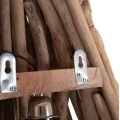 ΑΠΛΙΚΑ ΤΟΙΧΟΥ VEKNA HM4876 DRIFTWOOD ΣΕ ΦΥΣΙΚΟ 43x15(πάχος)x100Υεκ.[1xΕ27]