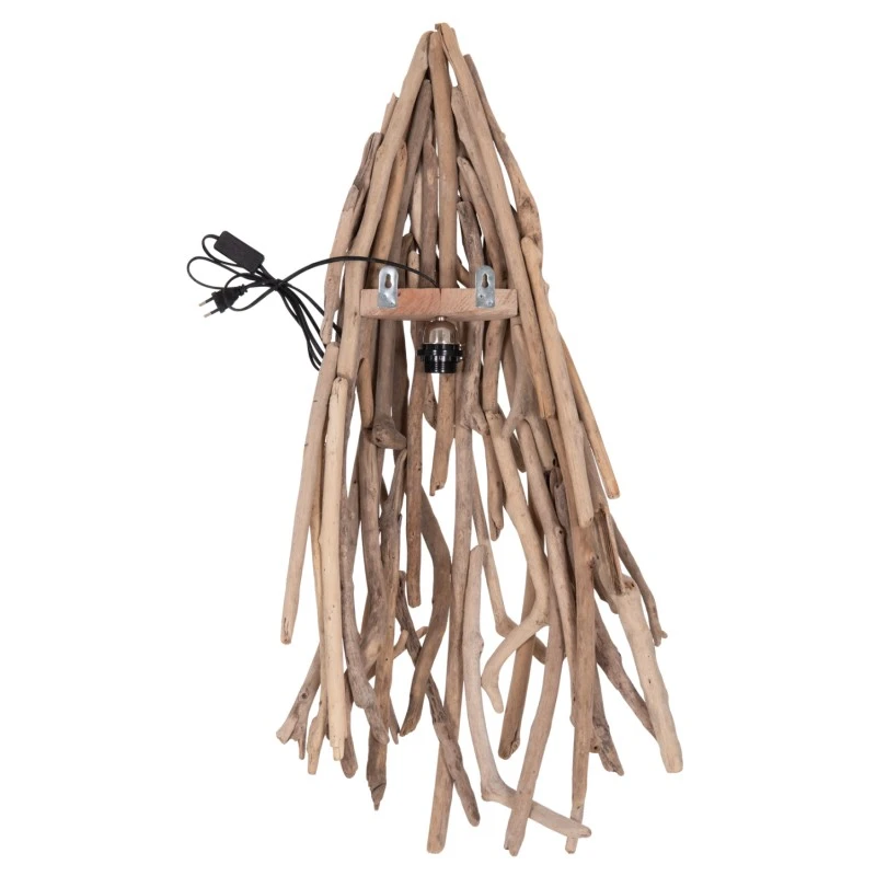ΑΠΛΙΚΑ ΤΟΙΧΟΥ VEKNA HM4876 DRIFTWOOD ΣΕ ΦΥΣΙΚΟ 43x15(πάχος)x100Υεκ.[1xΕ27]