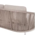 DAYBED ΣΕΙΡΑ XANTION HM6474.02 ΛΕΥΚΟ ΑΛΟΥΜΙΝΙΟ--ΣΧΟΙΝΙ--OLEFIN 157x147x88Υεκ