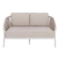 DAYBED ΣΕΙΡΑ XANTION HM6474.02 ΛΕΥΚΟ ΑΛΟΥΜΙΝΙΟ--ΣΧΟΙΝΙ--OLEFIN 157x147x88Υεκ