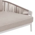 DAYBED ΣΕΙΡΑ XANTION HM6474.02 ΛΕΥΚΟ ΑΛΟΥΜΙΝΙΟ--ΣΧΟΙΝΙ--OLEFIN 157x147x88Υεκ