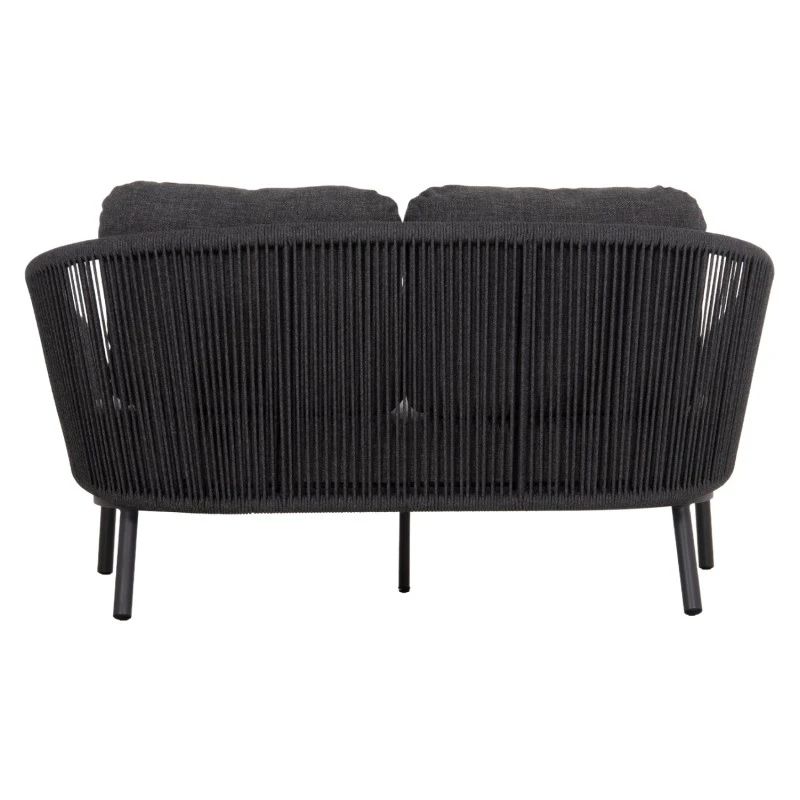 DAYBED ΣΕΙΡΑ XANTION ΗM6474.01 ΣΚΟΥΡΟ ΓΚΡΙ ΑΛΟΥΜΙΝΙΟ-ΣΧΟΙΝΙ-OLEFIN 157x147x88Υεκ