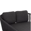 DAYBED ΣΕΙΡΑ XANTION ΗM6474.01 ΣΚΟΥΡΟ ΓΚΡΙ ΑΛΟΥΜΙΝΙΟ-ΣΧΟΙΝΙ-OLEFIN 157x147x88Υεκ