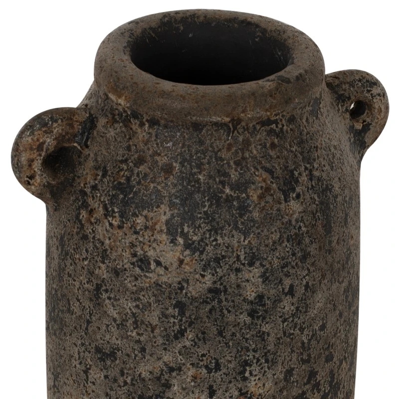 ΔΙΑΚΟΣΜΗΤΙΚA ΒΑΖA ΑΠΟ TERRACOTTA ΓΚΡΙ HM7710